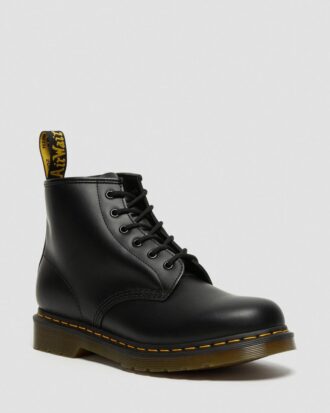 101 Botines de Smooth Leather con costuras amarillas