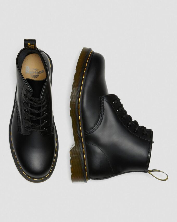 101 Botines de Smooth Leather con costuras amarillas 101 Botines de Smooth Leather con costuras amarillas