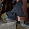101 Fabricadas en Inglaterra Botines de ante con herrajes