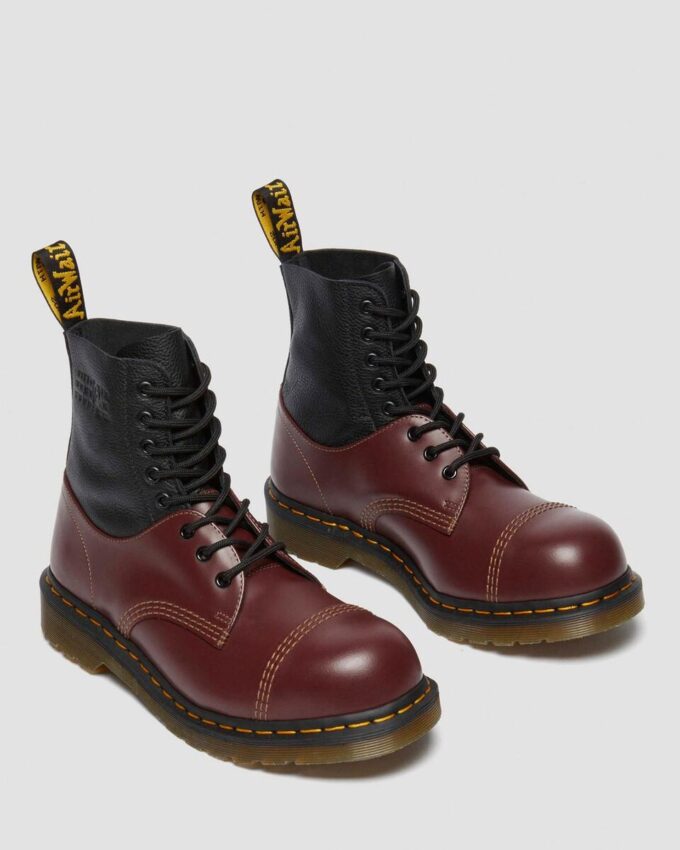 1460 / 1461 MM6 Botas de cuero con puntera de acero