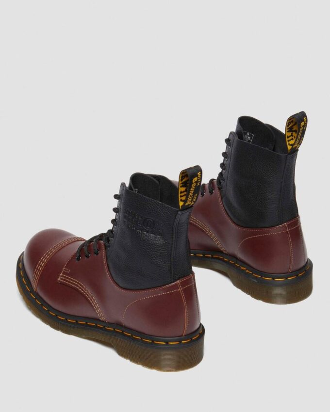 1460 / 1461 MM6 Botas de cuero con puntera de acero