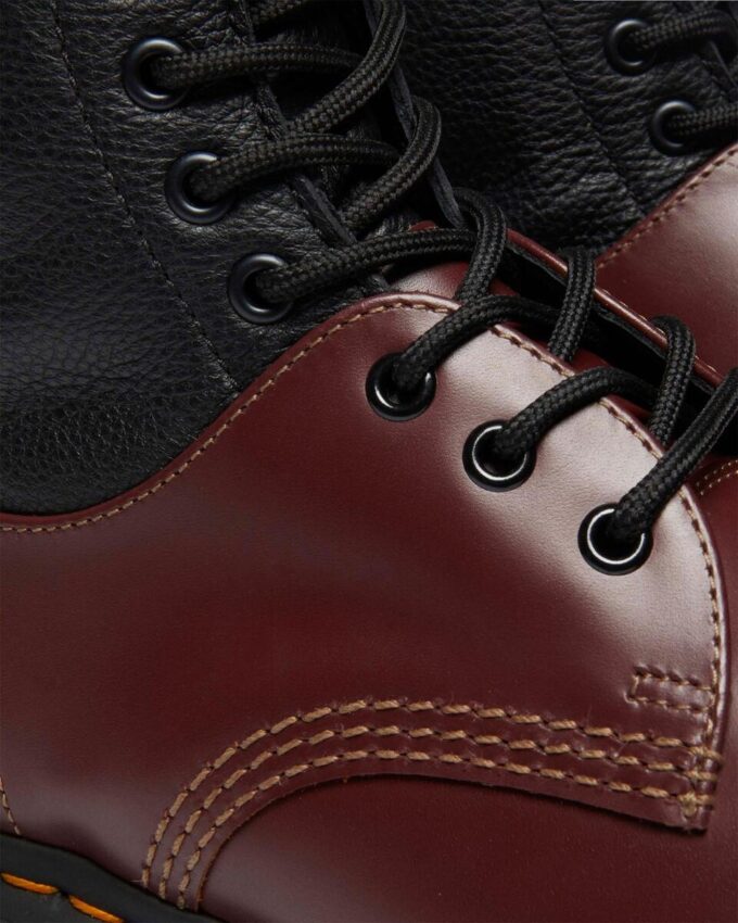 1460 / 1461 MM6 Botas de cuero con puntera de acero