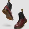 1460 / 1461 MM6 Botas de cuero con puntera de acero