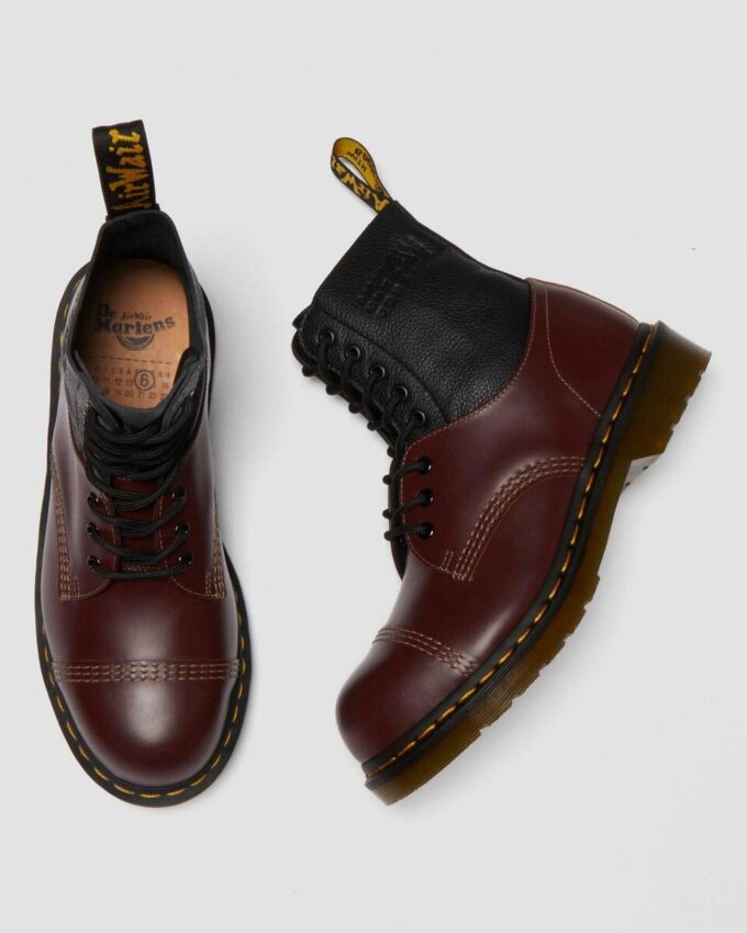 1460 / 1461 MM6 Botas de cuero con puntera de acero