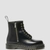 1460 Bex Botas de cordones y cremallera de Smooth Leather