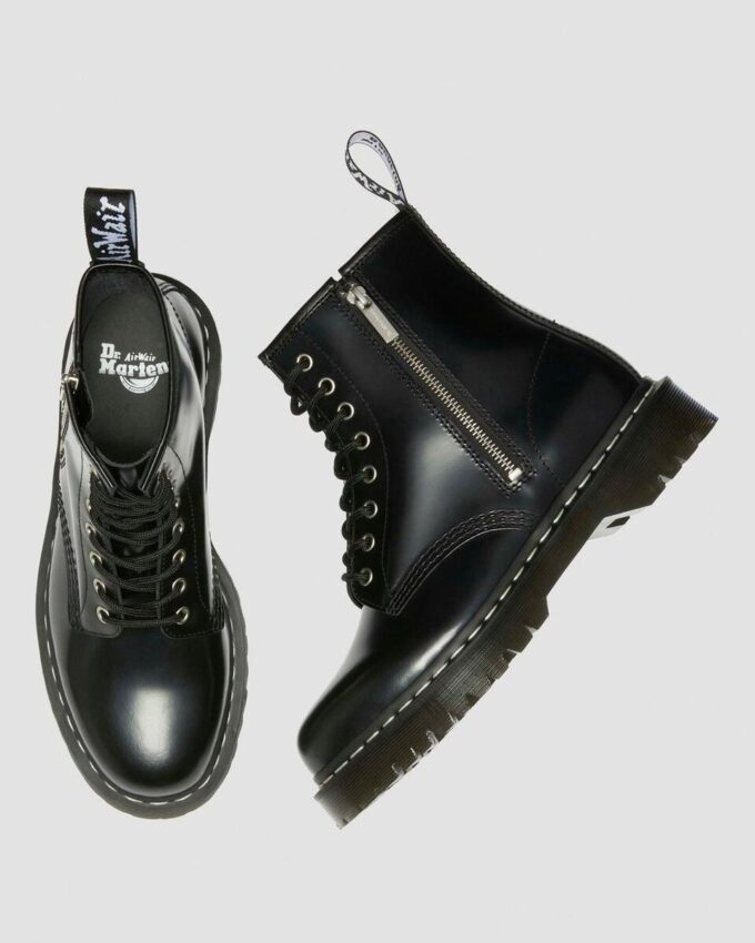 1460 Bex Botas de cordones y cremallera de Smooth Leather