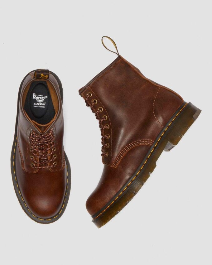 1460 Botas con cordones de cuero ANTIDESLIZANTES