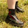 1460 Botas con cordones de cuero floral Vonda 1460 Botas con cordones de cuero floral Vonda