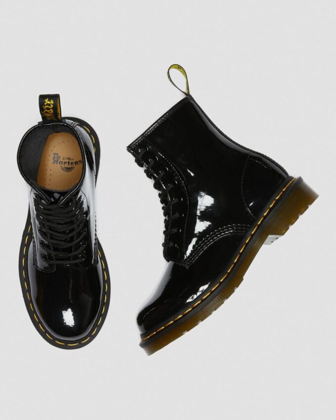 1460 Botas con cordones de Patent Leather para mujer 1460 Botas con cordones de Patent Leather para mujer