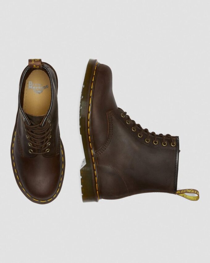 1460 Botas con cordones de piel Crazy Horse