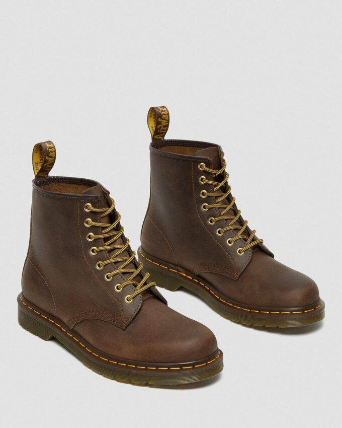 1460 Botas con cordones de piel Crazy Horse