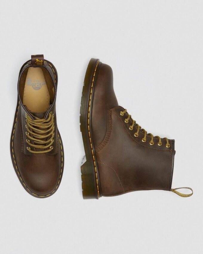 1460 Botas con cordones de piel Crazy Horse