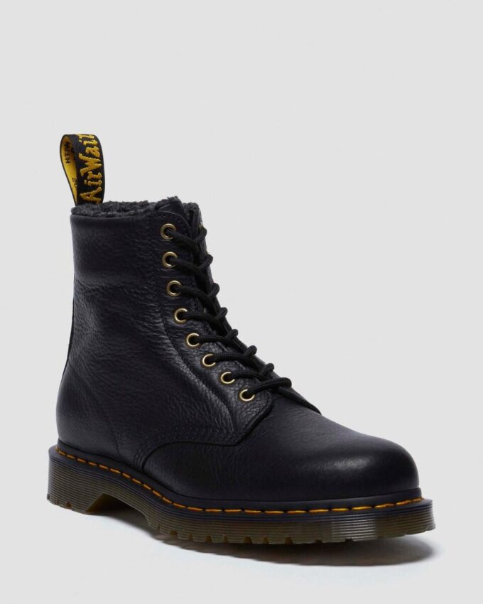 1460 Botas con cordones de piel Grizzly con forro de piel sintética 1460 Botas con cordones de piel Grizzly con forro de piel sintética