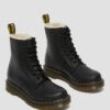 1460 Botas con cordones y forro de piel sintética para mujer 1460 Botas con cordones y forro de piel sintética para mujer