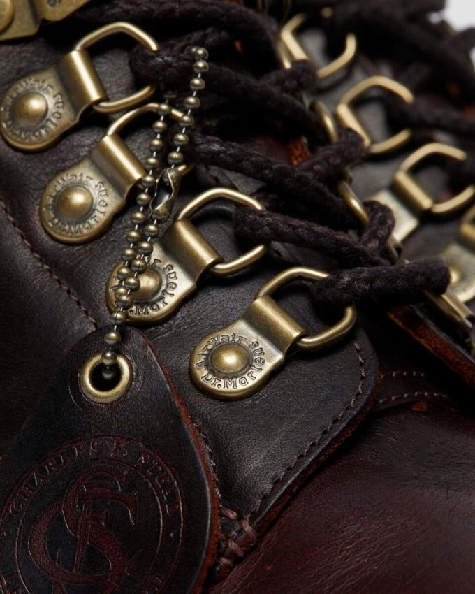 1460 Collar Botas con cordones de piel Phoenix fabricadas en Inglaterra