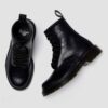 1460 CROCO Botas de piel con relieve de cocodrilo 1460 CROCO Botas de piel con relieve de cocodrilo