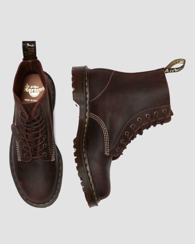 1460 Fabricadas en Inglaterra Botas con cordones Wax Commander
