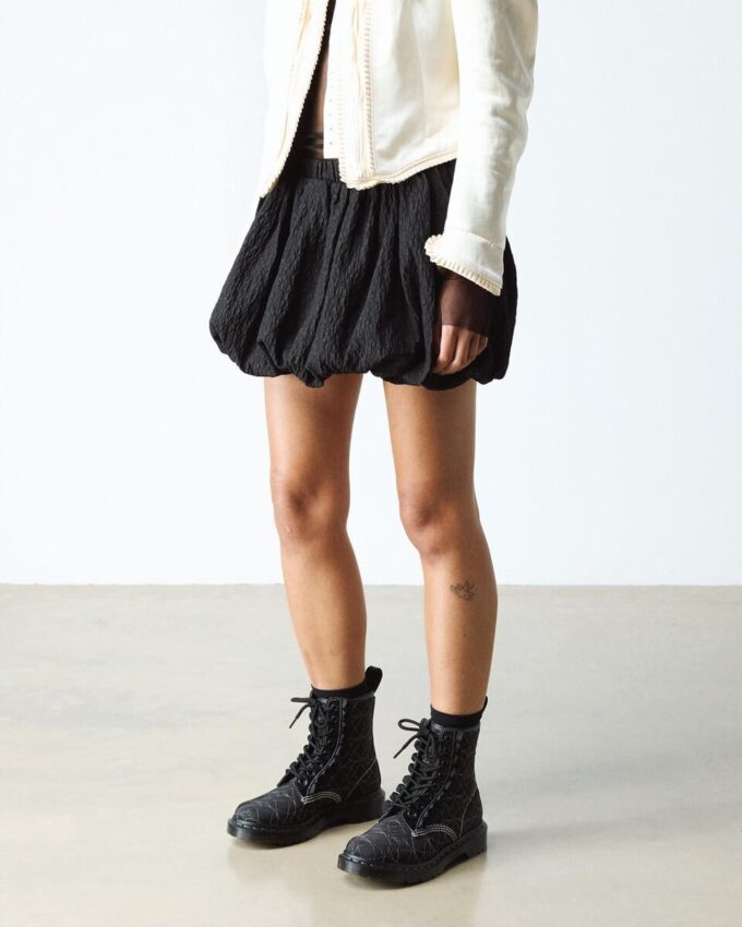 1460 FRILL Botas con cordones de cuero 1460 FRILL Botas con cordones de cuero