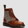 1460 Pascal Fabricadas en Inglaterra Botas de tweed Harris y piel