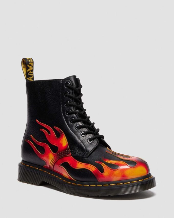1460 Pascal FLAME Botas Arcadia Rub Off Leather 1460 Pascal FLAME Botas Arcadia Rub Off Leather