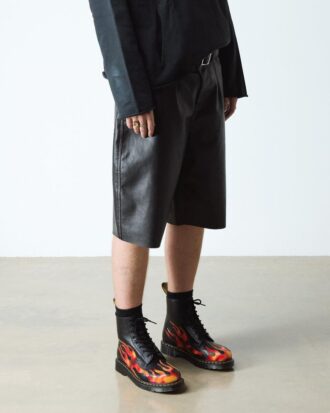 1460 Pascal FLAME Botas Arcadia Rub Off Leather