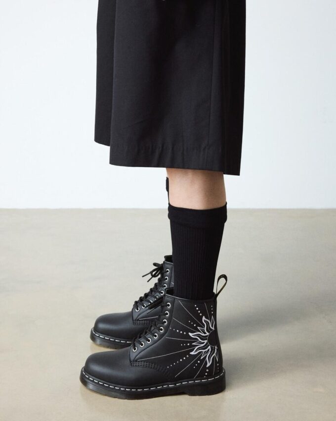 1460 SOLAR FLARE Botas con cordones de cuero reciclado
