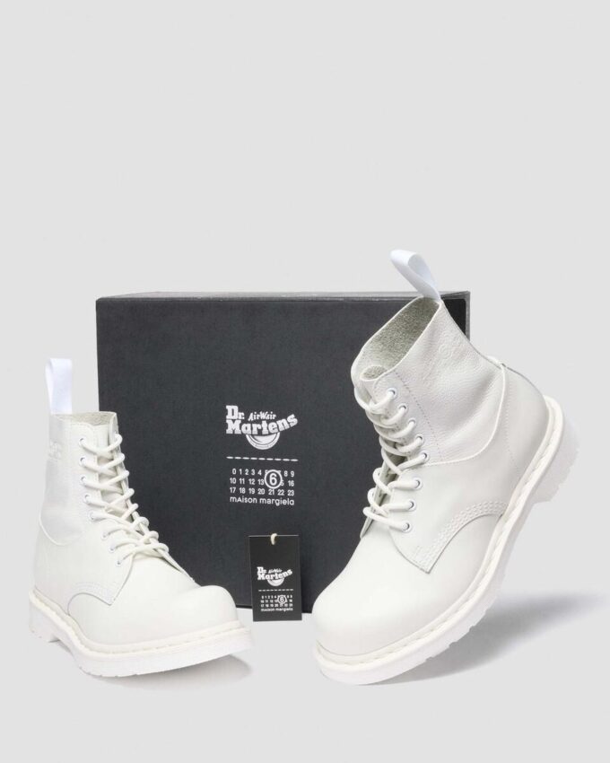 1460 Twist MM6 Smooth + Virginia Leather Lace Up Boots