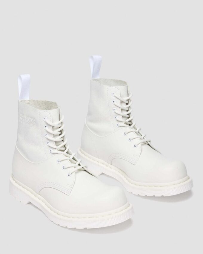 1460 Twist MM6 Smooth + Virginia Leather Lace Up Boots