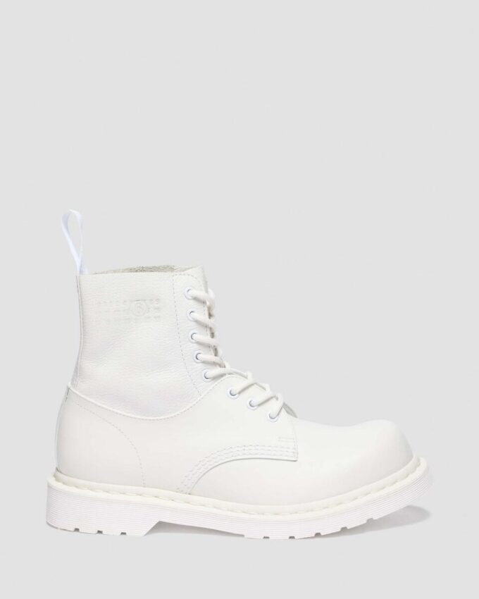1460 Twist MM6 Smooth + Virginia Leather Lace Up Boots
