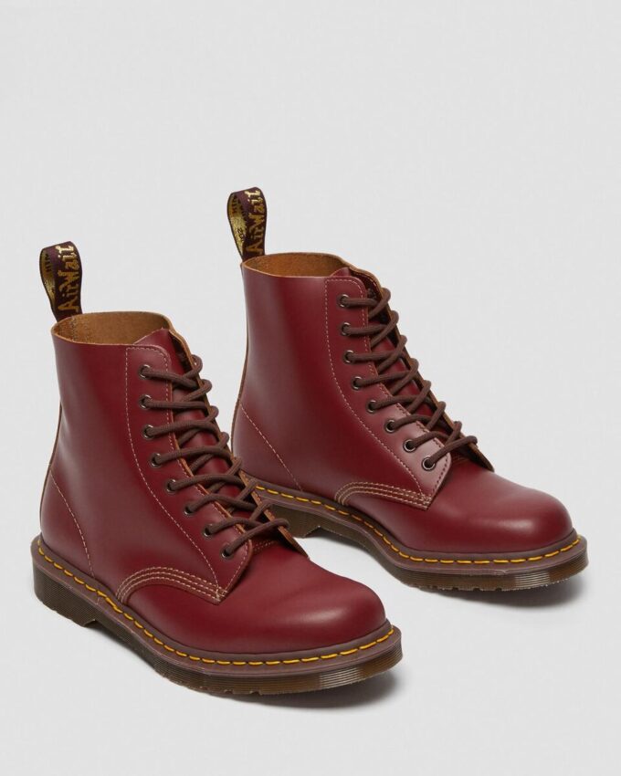 1460 Vintage Botas con cordones de cuero fabricadas en Inglaterra