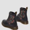 1460 VONDA TF Botas con cordones de piel reciclada con estampado floral 1460 VONDA TF Botas con cordones de piel reciclada con estampado floral