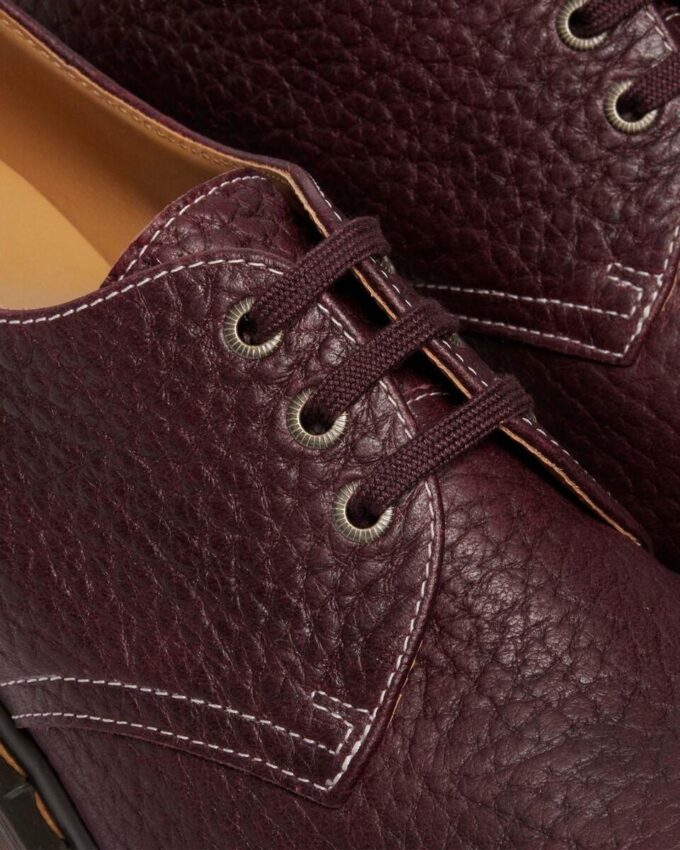 1461 Fabricado en Inglaterra Zapatos con puntera redondeada y piel repujada Soft Boa
