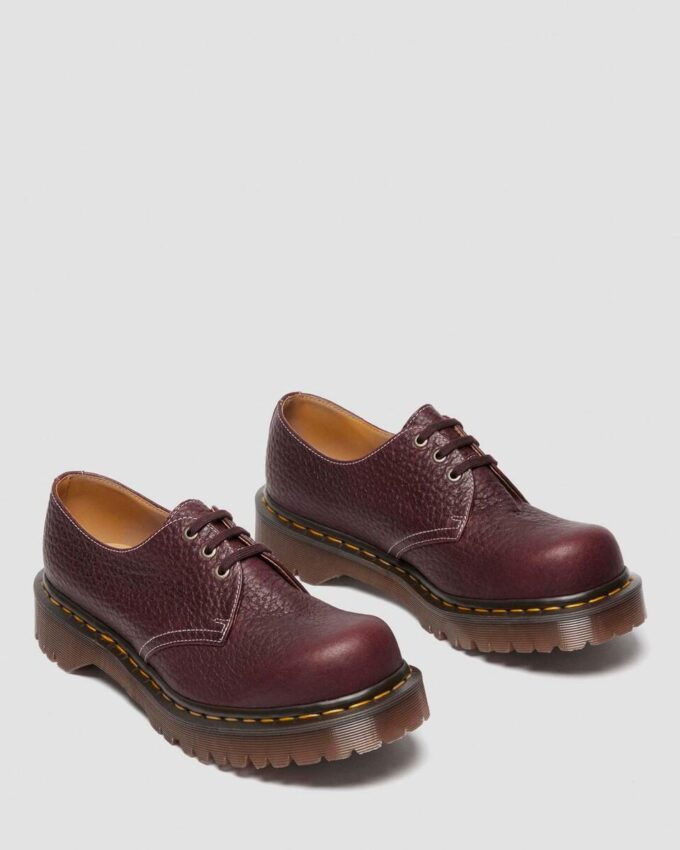 1461 Fabricado en Inglaterra Zapatos con puntera redondeada y piel repujada Soft Boa