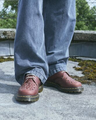 1461 Zapatos Oxford de ante Desert Oasis fabricados en Inglaterra