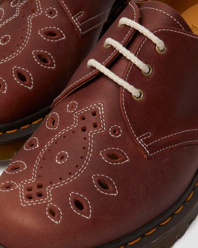 1461 Zapatos Oxford de ante Desert Oasis fabricados en Inglaterra