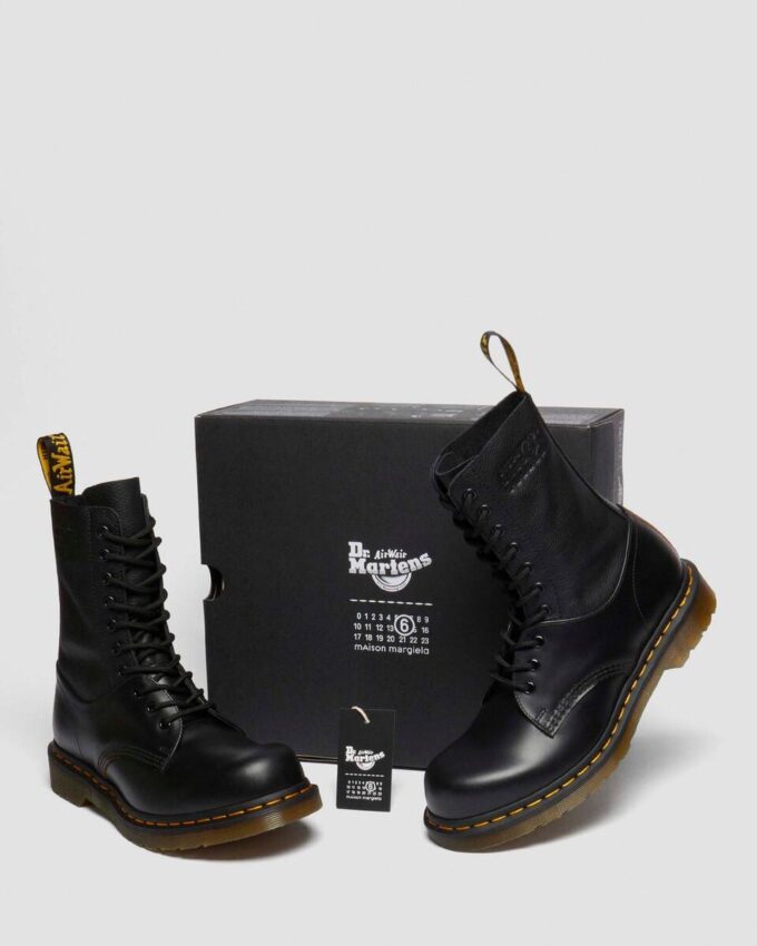 1490 / 1461 MM6 Botas de cordones de piel