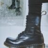 1490 / 1461 MM6 Botas de cordones de piel