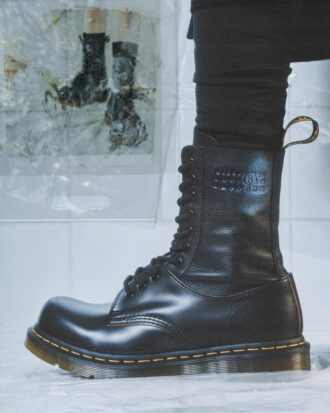 1490 / 1461 MM6 Botas de cordones de piel