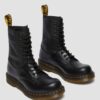 1490 / 1461 MM6 Botas de cordones de piel