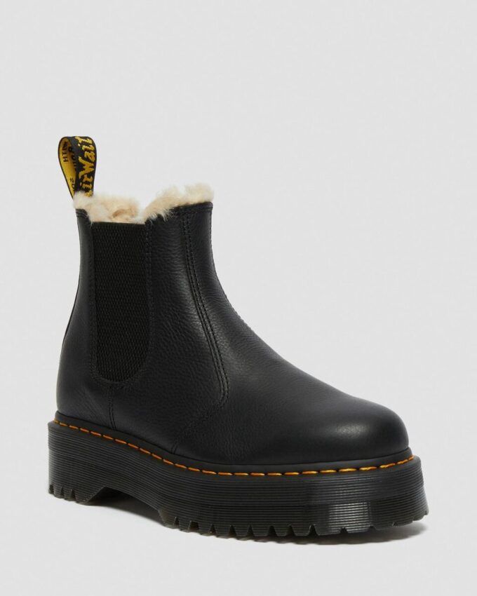 2976 Chelsea Boot con plataforma y forro de piel sintética 2976 Chelsea Boot con plataforma y forro de piel sintética