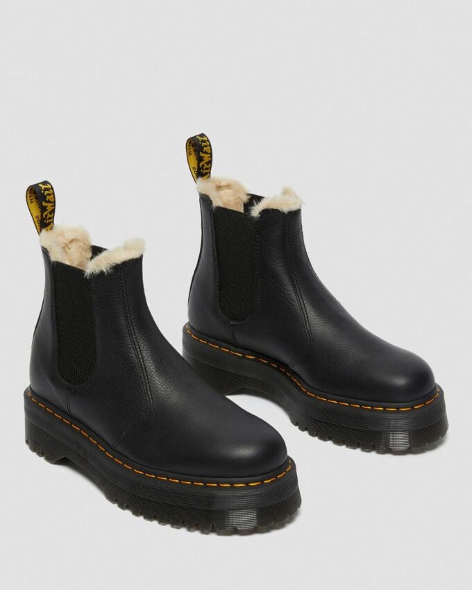 2976 Chelsea Boot con plataforma y forro de piel sintética 2976 Chelsea Boot con plataforma y forro de piel sintética