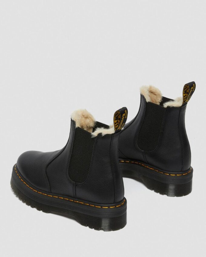 2976 Chelsea Boot con plataforma y forro de piel sintética 2976 Chelsea Boot con plataforma y forro de piel sintética
