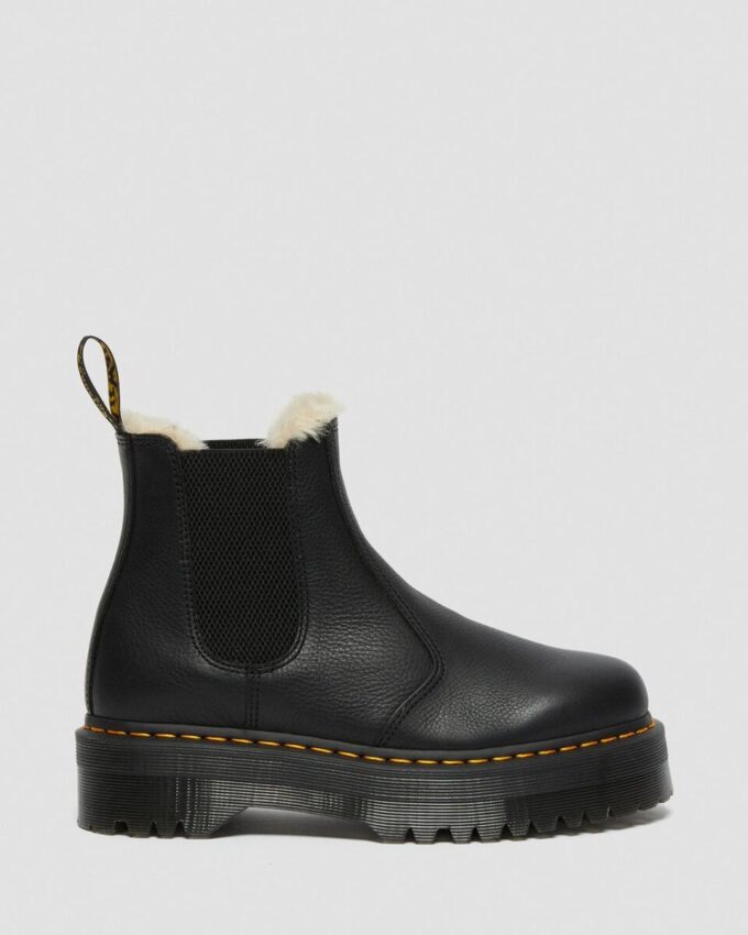 2976 Chelsea Boot con plataforma y forro de piel sintética 2976 Chelsea Boot con plataforma y forro de piel sintética