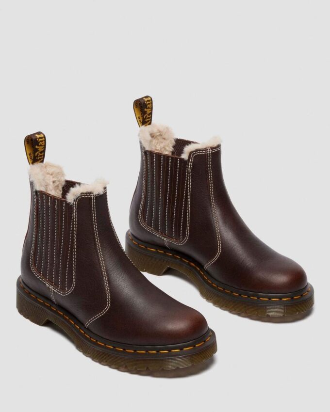 2976 Chelsea Boot Leonore II de piel de oso pardo con forro de piel sintética 2976 Chelsea Boot Leonore II de piel de oso pardo con forro de piel sintética