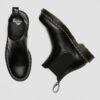 2976 Smooth Leather Chelsea Boot con costuras blancas