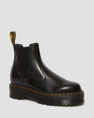 2976 Smooth Leather Platform Chelsea Boot