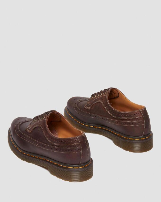 3989 Zapatos brogue de piel Crazy Horse