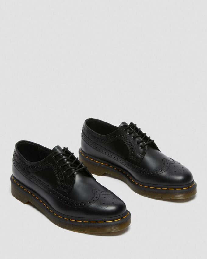 3989 Zapatos brogue de Smooth Leather con costuras amarillas 3989 Zapatos brogue de Smooth Leather con costuras amarillas