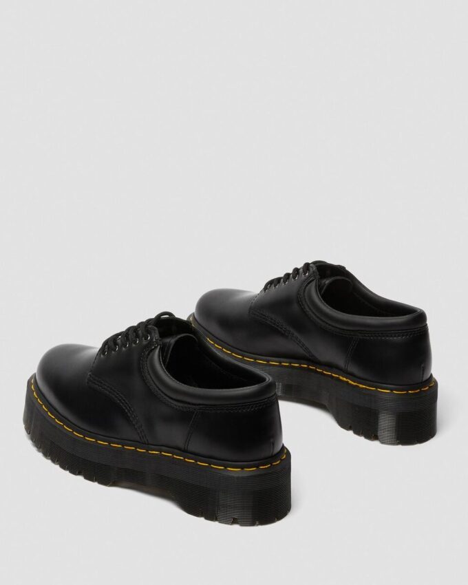 8053 Zapatos casuales con plataforma de cuero
