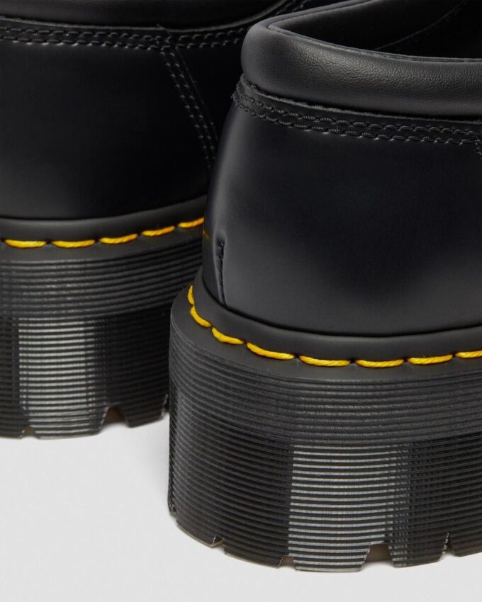 8053 Zapatos casuales con plataforma de cuero